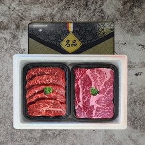 명절정육선물세트 소고기 부채살+갈비살 1kg정육세트