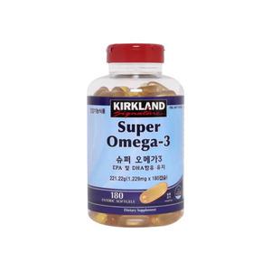 커클랜드 슈퍼 오메가3 1229mg 180캡슐 4개