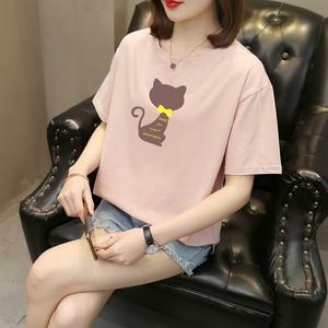 [라일리의류] Rly 여성 빅사이즈 반팔티 루즈핏 박시티 스판 레이어드티
