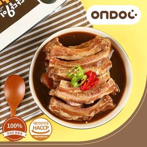 (온도씨)꿀을 넣은 국내산 달달구이 간장 등갈비찜 1kgx5팩