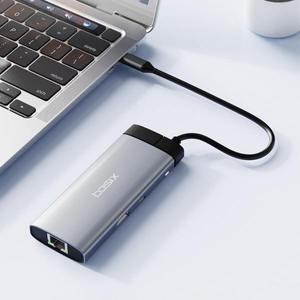 [기타]베이식스 6포트 멀티허브 C타입 노트북 멀티포트 HDMI USB.3.0