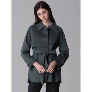 [쉬즈미스]울 벨티드 플랩 핸드메이드 코트  택가격 468000원 _P376944582