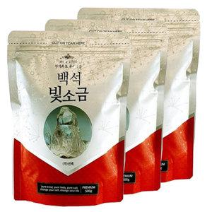 백석빛소금 1000도씨 용융소금 조리용500g x3개