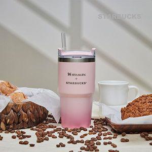 스탠리x스타벅스 DT켄처 투톤핑크 텀블러 591ml