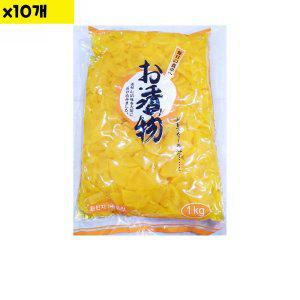 식자재 도매 단무지 슬라이스 동경 1Kg x10개 (반품불가)