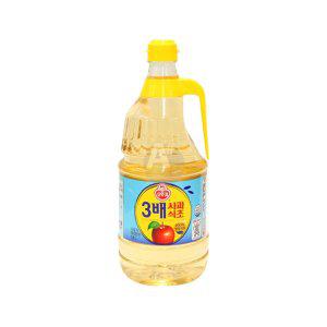 오뚜기 3배사과식초 1.8L 세배식초 대용량 식당용식자재 발효식초 업소용식자재식초 조리용 (반품불가)