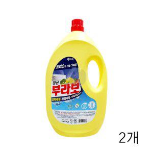 애경 항균 부라보 주방세제 3kg X 2개 대용량 음식점 설거지 설겆이 업소용 식기세정제 (반품불가)