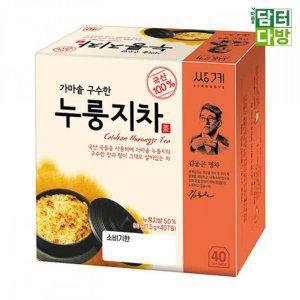 쌍 계명차 가마솥 구수한 누룽지차 40티백 X5