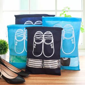 여성을위한 Drawstring 방수 수영 가방 여행 휴대용 신발 보관 가방 부직포 토트 주최자 주머니 고품질