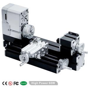 미니 모든 금속 선반 기계 DIY 도구 벤치 탑 목재 선반 목공 취미 Sience 교육 모델 만들기 AC110V-240V 36W