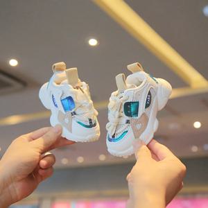 스포츠 신발 가을 소녀 소년 메쉬 통기성 야외 신발 어린이 캐주얼 운동화 유아 운동화