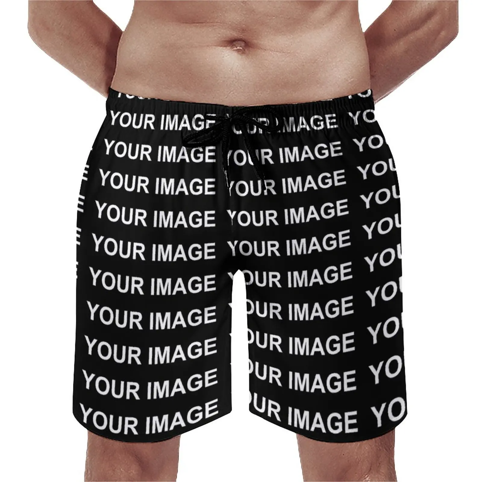 보드 반바지 귀하의 이미지 맞춤형 수영 트렁크 맞춤형 디자인 남성용 빠른 드라이 러닝 트렌디 플러스 사이즈 비치 반바지