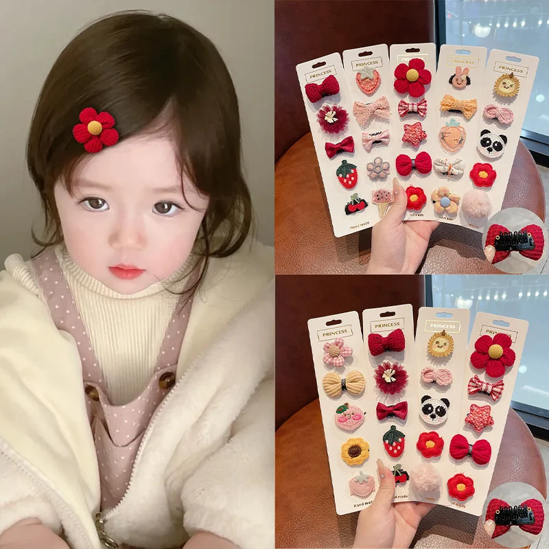 아기 헤어 클립 헤어 볼륨 덜 아기 땀 헤어 클립 머리카락을 다치게하지 마십시오 신생아 아기 짧은 머리 bb 클립 공주 귀여운 모자를 쓰고 있죠