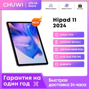 글로벌 버전 2024 CHUWI HiPad 11 태블릿, 안드로이드 14, 10.95 인치 FHD, 6GB RAM, 128GB ROM 태블릿, 7000MAH 배터리, 2.4G, 5G 와이파이 태블릿
