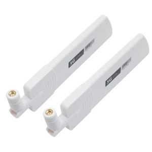 옴니 무선 스마트 계량기 라우터 모듈 게인 40DBi 안테나, 흰색 SMA 수 풀 밴드 글루 스틱, 5G, 3G, 4G, GSM, 2 개