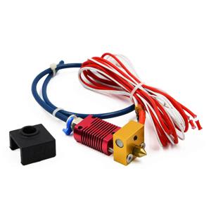 Creality Ender 3 /Pro/V2 조립 압출기 교체 부품용 0.4mm 노즐이 있는 MK8 24V 핫엔드 키트 인쇄 헤드