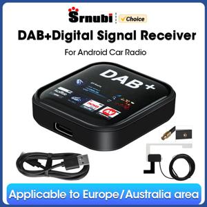 Srnubi DAB 안테나 DAB + 모듈(USB 어댑터 포함) Android 차량용 라디오 GPS 스테레오 수신기 플레이어(유럽 범용)