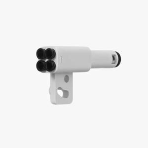 Bamboo lab 3D 프린터 부품 4-in-1 PTFE 어댑터 재료 파이프 확장 포트 AMS X1/P1 x1c P1s p1p용 4개의 공급 모듈 연결