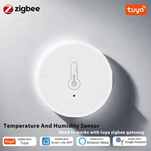 Tuya 스마트 Zigbee 온도 및 습도 센서 홈 오토메이션 Alexa Google 홈 스마트 라이프 앱용 실내 습도 감지기