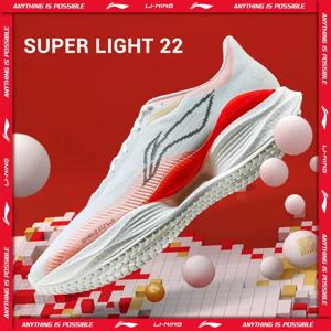 Li-Ning Men 슈퍼 라이트 22 라이트 운동화 붐 섬유 쿠션 템포 바운스 라이닝 통기성 미끄럼 방지 운동화 ARBV001