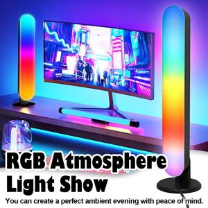 스마트 지도된 스트립 라이트를 가진 원격 제어를 가진 원격 Rgb 빛 막대기 램프 동기화를 가진 음악 대기 장식 데스크톱을 가진 방