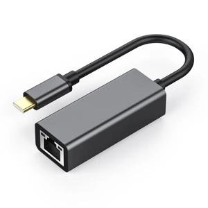 USB 3.0-이더넷 네트워크 카드 노트북 MacBook Pro 1000/100Mbps USB C Lan RJ45 어댑터 용 알루미늄 기가비트 Type-C 어댑터