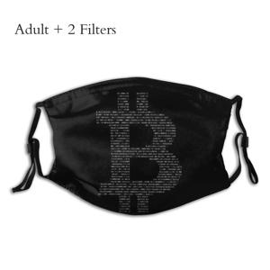 이진 보호 마스크 Bitcoin Cryptocurrency 광부 Meme 패션 코튼 머플 라이딩 위생 PM2.5 필터