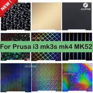 Prusa MK4 MK3S PEI 시트 241x253.8 Prusa Mk3 액세서리 용 양면 PET 스프링 강판 Pei 자기 빌드 플레이트
