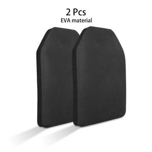 2PCS Airsoft 전술 조끼 EVA 플레이트 바디 아머 캐리어 조끼 삽입 폼 SAPI 충격 플레이트 사냥 페인트 볼 CS 전쟁 게임