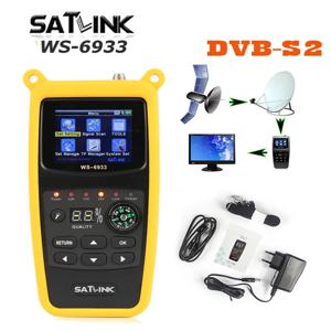 Satlink WS-6933 DVB-S2 FTA CKU 밴드 디지털 위성 측정기 WS6933 vs GT MEDIA V8 Finder 2