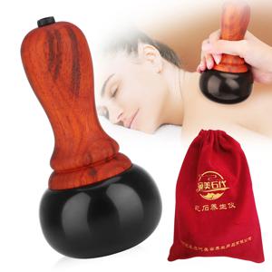 핫 스톤 전기 Gua Sha 마사지 천연 Bianstone GuaSha 긁기 뒤로 목 얼굴 긴장 근육 마사지 스킨 리프트 케어 스파