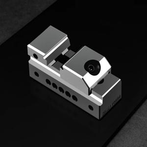 미니 바이스 퀵 액션 정밀 플랫 노즈 플라이어, 수공구, 1 인치 최대 열림, 20mm 소재, 20 크롬 망간 티타늄