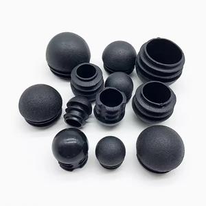 검정색 원형 플라스틱 블랭킹 엔드 캡 튜브 파이프 삽입 플러그 마개 삽입 스토퍼 13mm 16mm 19mm 20mm 22mm 25mm 28mm 30mm-76mm