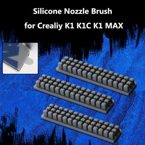 Creality K1 K1C K1MAX 노즐 실리콘 브러시 K1 시리즈 3D 프린터 청소 액세서리 용 3D 프린터 노즐 클리너 도구