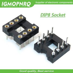 DIP-8 라운드 IC 소켓, 8 핀, 8 P 라운드 홀, DIP IC 소켓 어댑터, 솔더 타입, 신제품, 정품, 무료 배송, 20 개/로트