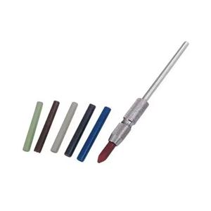 쥬얼리 드레멜 회전 도구, 고무 포인트 연마 기둥 휠, 직경 3mm, 3.0mm 수집 척, 10 개