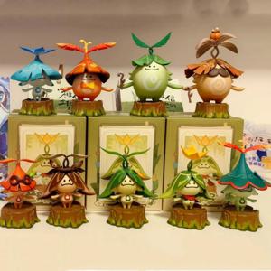 재고 있음 새로운 정품 Genshin Aranara 시리즈 블라인드 박스 그림 선물 상자 계란 게임 Kawaii 데스크탑 장식품 서프라이즈 소년 장난감 선물
