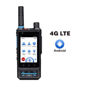 Inrico S200 4G LTE 네트워크 라디오 GPS 기능 MT6737WM 손전등 4000mAh 배터리 안드로이드 10 Zello PTT 워키 토키 전화