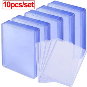 10PCS 표준 35PT 탑 로더 게임 카드 슬리브 탑 로더 카드 수호자 야구 축구 스포츠 게임 카드 PVC 슬롯