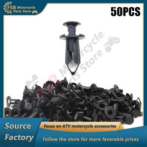 50PCS ATV 플라스틱 리벳 CFMOTO Uforce Zforce Cforce UTV 플라스틱 후드 펜더 클립 바디 리벳 9060-용 푸시 핀 040310
