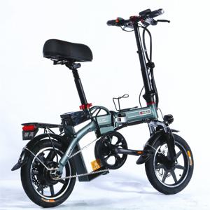 Yunyi Himo Z16 접이식 전기 자전거, 250W DC 모터, 36V 10Ah 리튬 배터리, 전기 자전거 폴란드 16 인치 팻 타이어, 6 단 48V