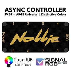 Nollie SignalRGB OpenRGB 범용 5V 3PIN ARGB 비동기 컨트롤러 허브 컴퓨터 PC 케이스 냉각 팬 라이트 스트립