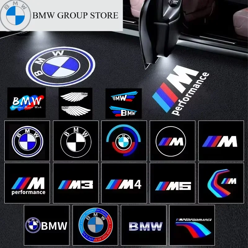 2/4Pcs HD Led 자동차 환영 문 빛 BMW E84 X5 F15 E70 F25 E90 E52 E83 E91 F01 F02 E60 E61 F10 F30 M3 M5 F07 E63 E64 F18