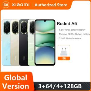 글로벌 버전 Xiaomi Redmi A5 스마트폰 UNISOC T7250 CPU 6.88