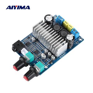 AIYIMA TPA3116 100W 서브우퍼 증폭기 보드 홈 시어터 미니 앰프 TPA3116D2 오디오 전력 증폭기 베이스 DC12-24V