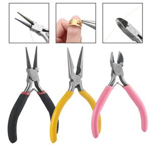 3 개/대 3 스타일 쥬얼리 펜치 도구 키트 바늘 라운드 코 펜치 DIY 쥬얼리에 대 한 대각선 플라이어 수리 도구 용품 만들기