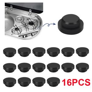 16PC 보호 고무 플러그 세트 RV 주방 가스 스토브 홀더 Dometic Smev Thetford RV 액세서리 용 고무 커버 캡