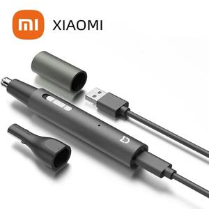 새로운! Xiaomi Mijia 코 남성용 전기 헤어 트리머 무통 충전식 구레나룻 눈썹 수염 3 in 1 헤어 클리퍼 면도기