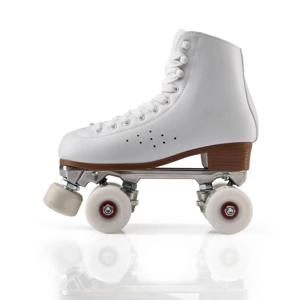성인용 2 열 롤러 스케이트 신발, Patins 롤러 스케이트 링크, 알루미늄 베이스 브래킷, 조정 가능한 대형 브레이크