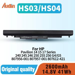 HS04 HS03 807956 -001 807957 -001 807612 -421 HP 240 245 246 250 255 256 G4/G5 파빌리온 14-AC 15-AC 17-X 시리즈용 노트북 배터리